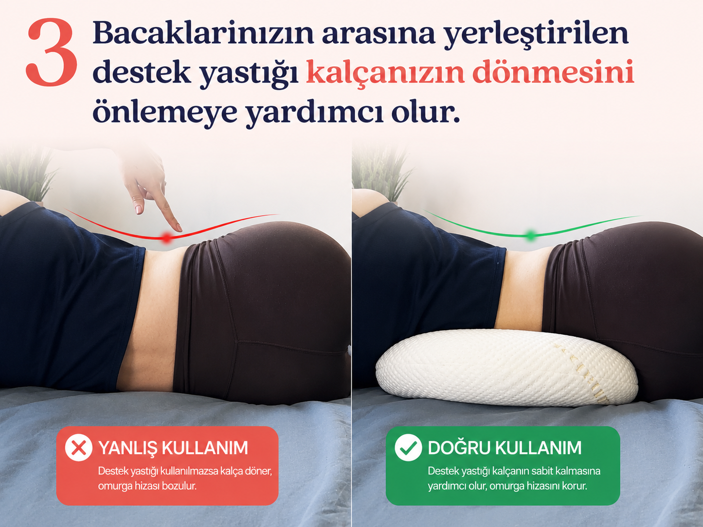 Zenovia Hamile Uyku Yastığı