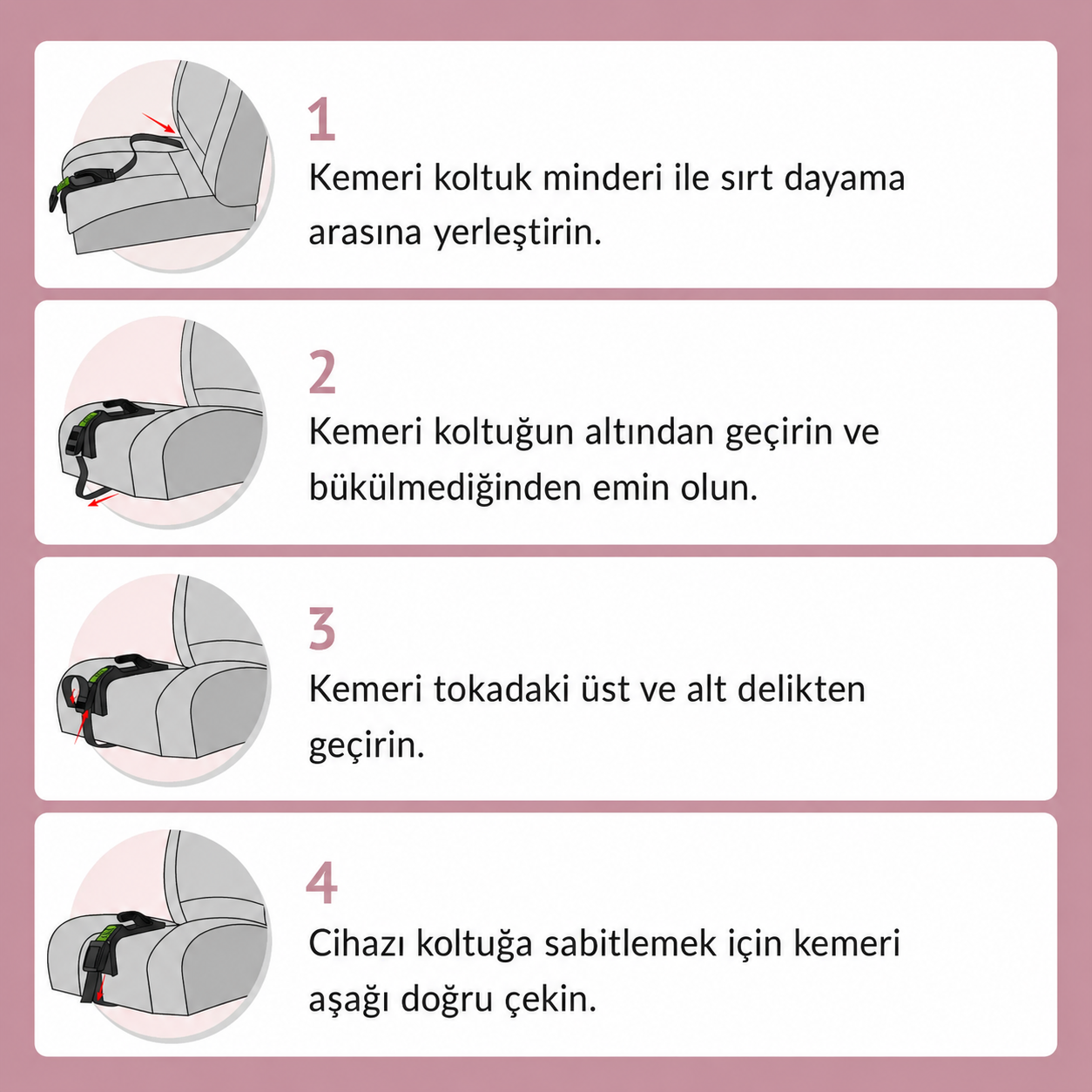 Zenovia Hamile Emniyet Kemeri Aparatı 🤰💖