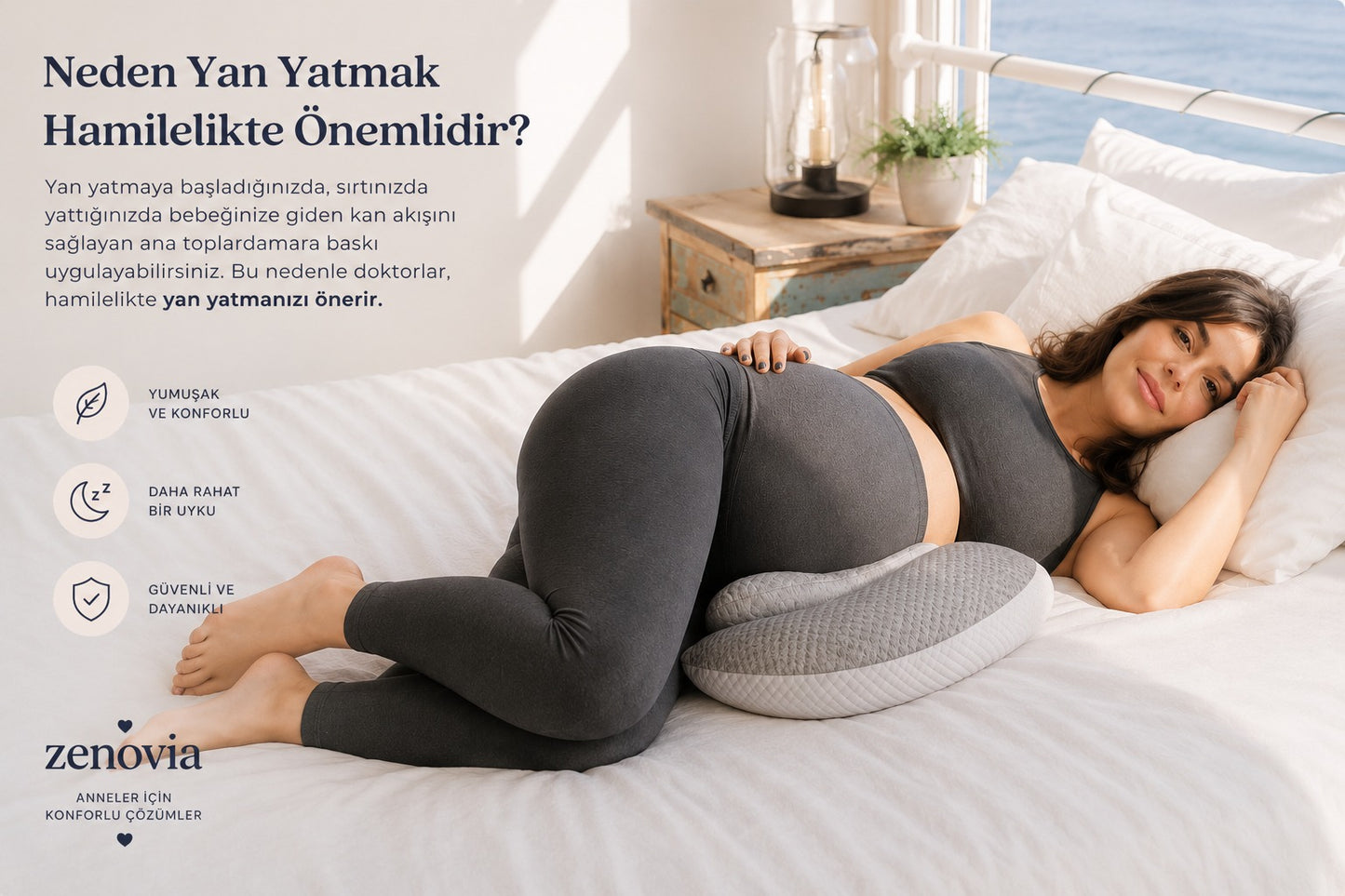 Zenovia Hamile Uyku Yastığı