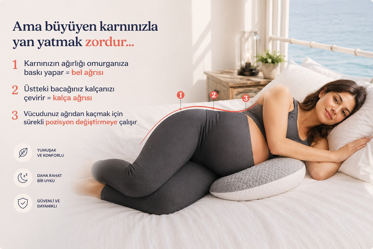 Zenovia Hamile Uyku Yastığı